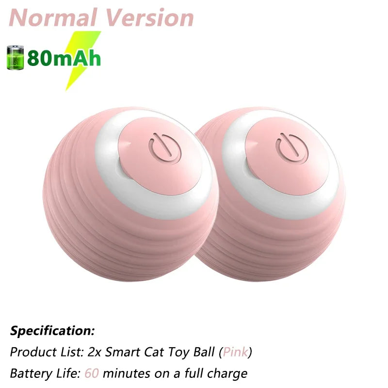 Cat Interactive Ball Electric Automatic Rolling Ball Smart Toys for Cats Smart Cat Toy Rotating Ball Cat Game Accessories